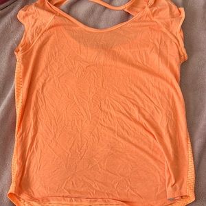 Orange Under Armour Top